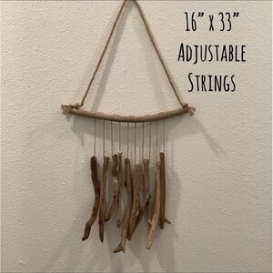 Driftwood Art, Large Driftwood Wind Chime , Mobile, Driftwood Coastal Decor